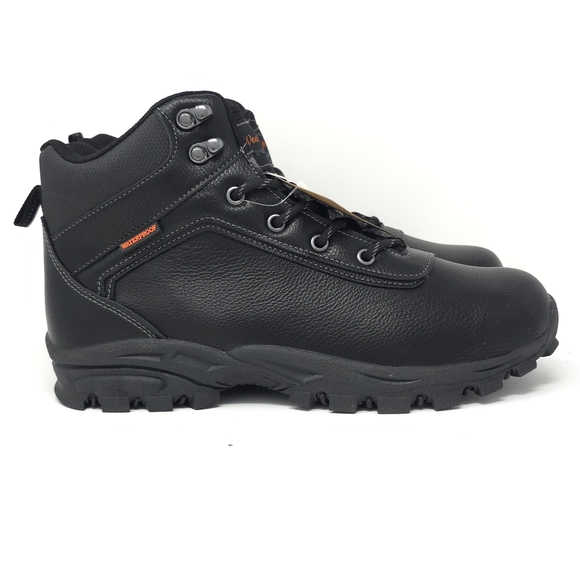 New Weatherproof Boots Vintage Jace Black Combat Hiking 10M - Picture 3 of 10